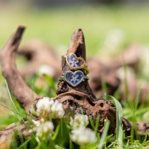 Ring Hart Vergeet-me-nietjes